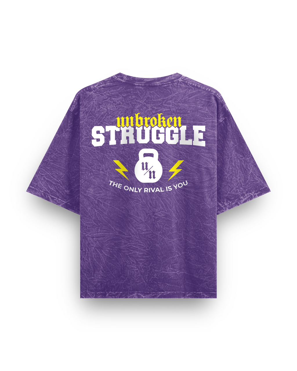 Oversize Morada Acid Wash