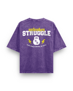 Oversize Morada Acid Wash