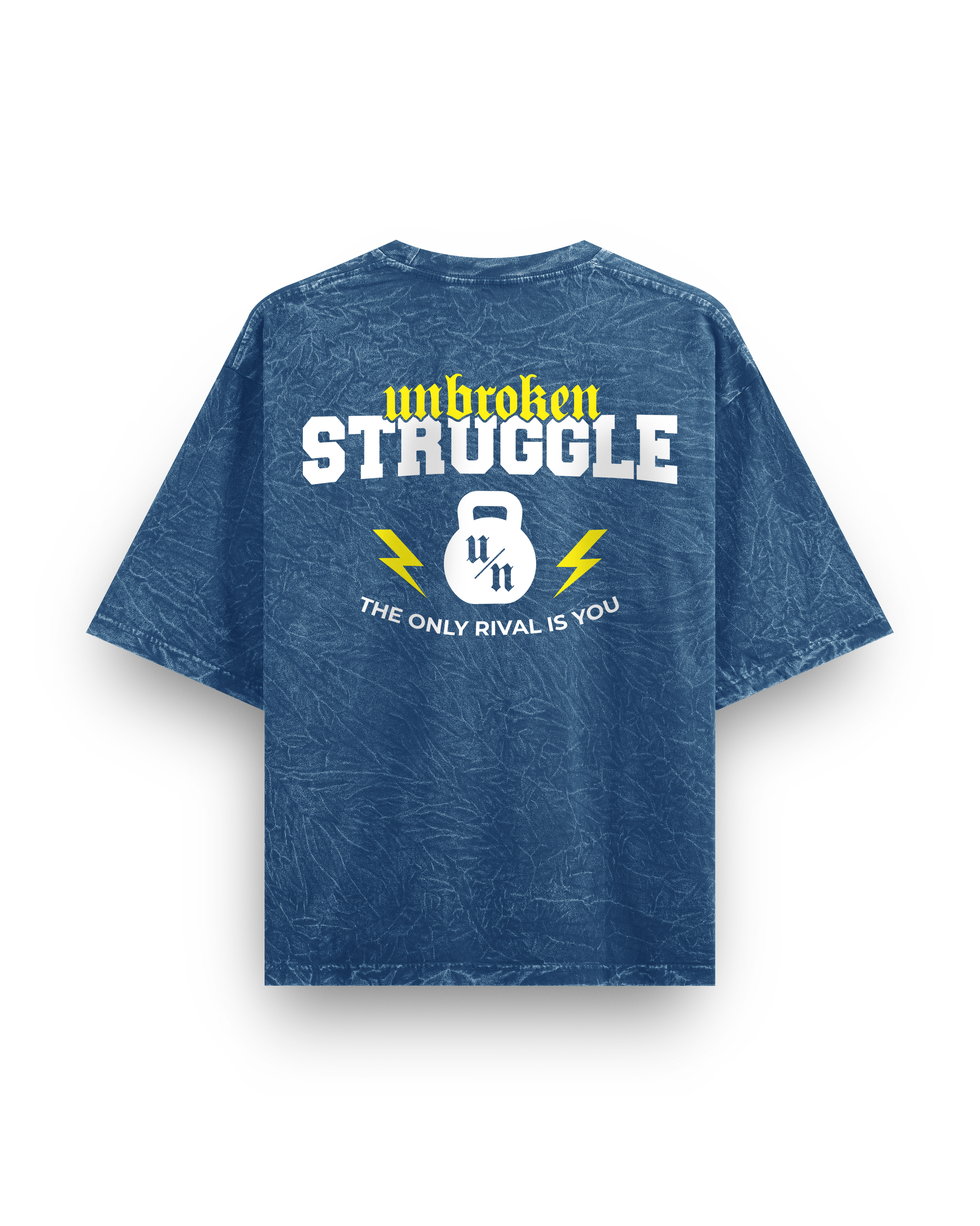 Oversize Azul Acid Wash