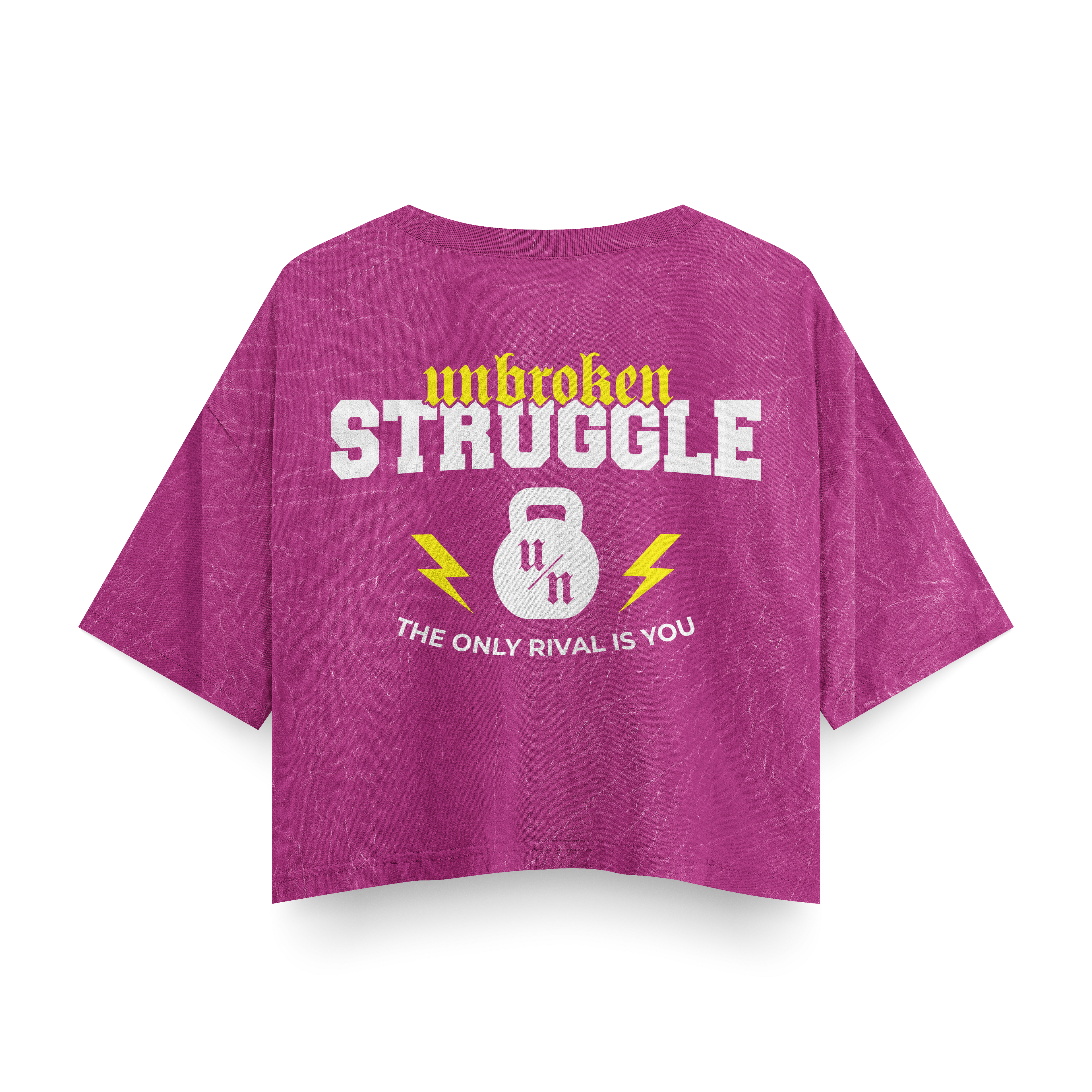 UNBROKEN Croptop – Acid Wash Series