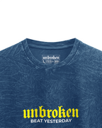 Oversize Azul Acid Wash