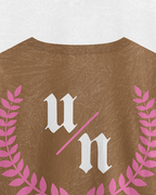 UNBROKEN Croptop - Acid Wash Camel