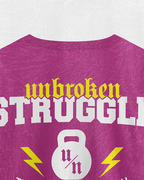 Croptop Rosa Acid Wash