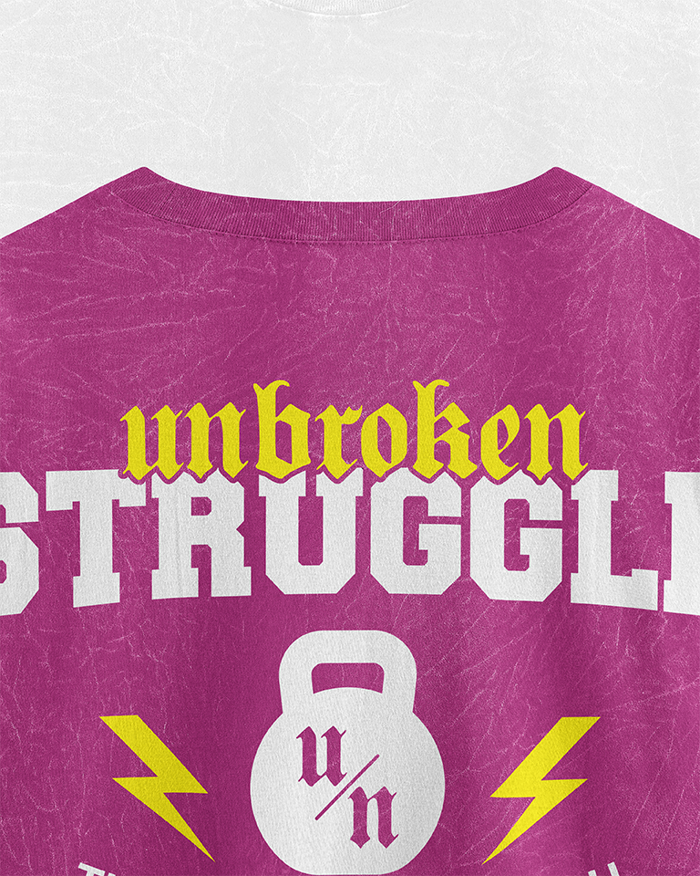 Croptop Rosa Acid Wash