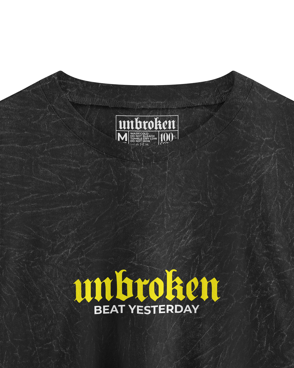 UNBROKEN Croptop – Acid Wash Series