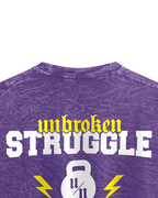 Oversize Morada Acid Wash