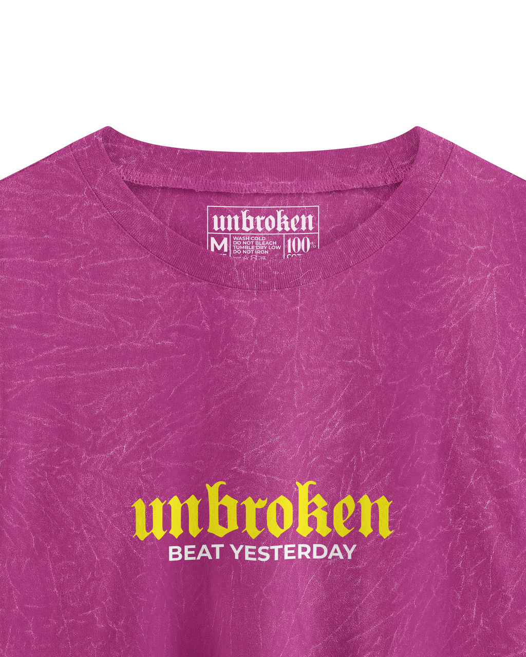UNBROKEN Croptop – Acid Wash Series