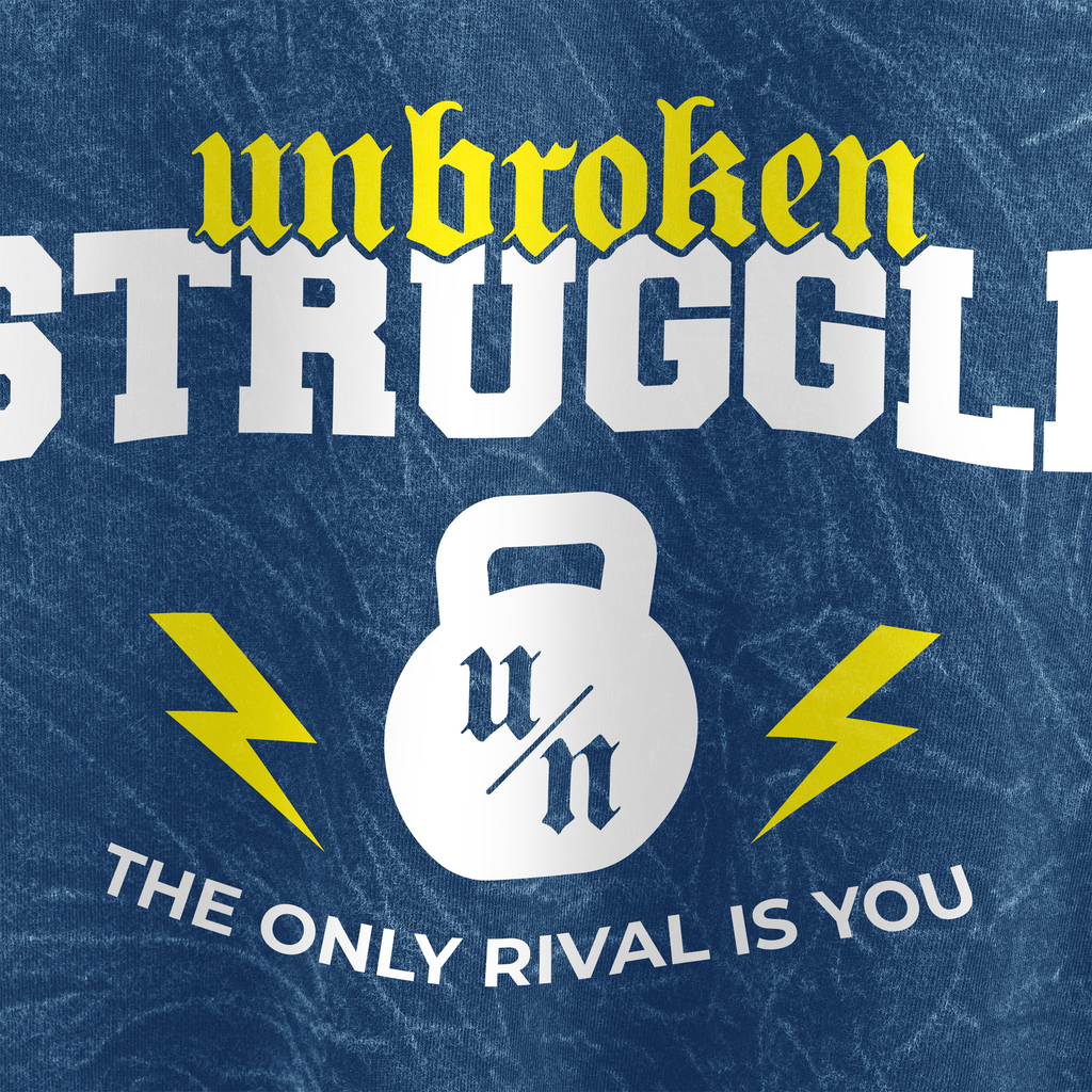 Oversize Azul Acid Wash