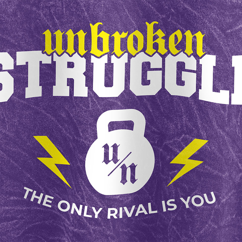 Oversize Morada Acid Wash