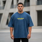 Oversize Azul Acid Wash