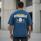 Oversize Azul Acid Wash