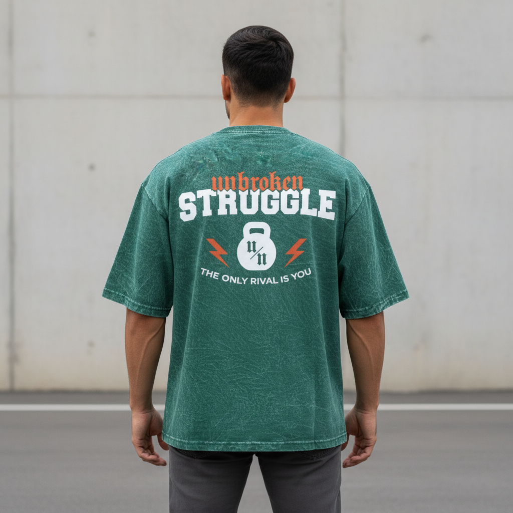 Oversize Verde Acid Wash