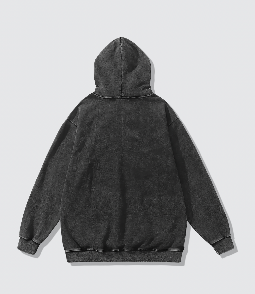 UNBROKEN Hoodie – Heavyweight Acid Wash